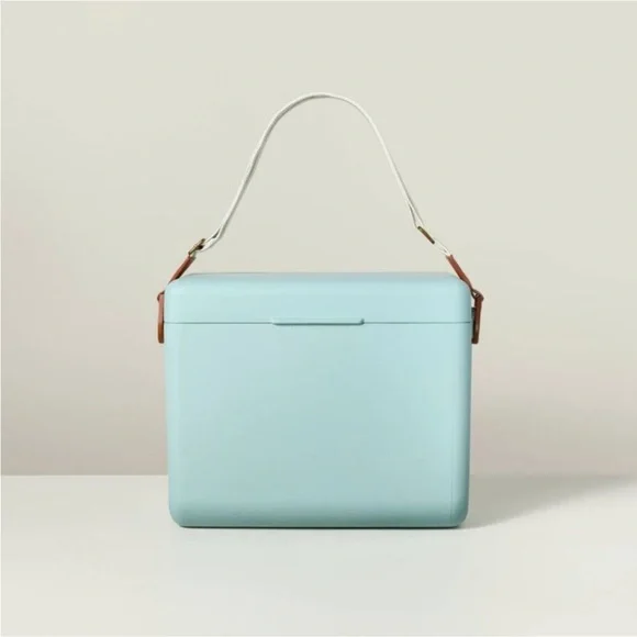 Hard-Sided Portable Cooler, Blue SHOWROOM ITEM - Image 2