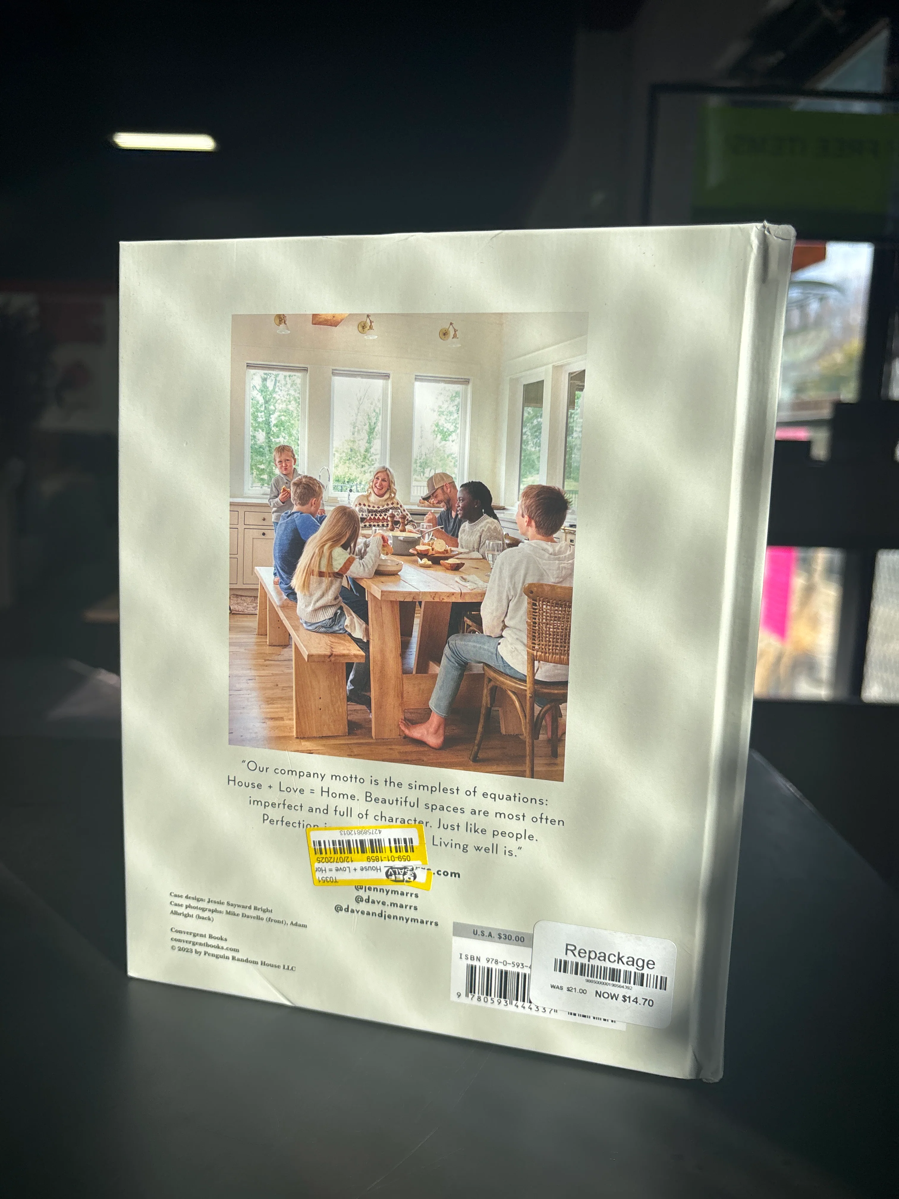 (Hardcover) 'House + Love = Home' by Jenny Marrs SHOWROOM ITEM - Image 5