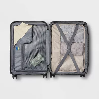 Hardside Carry On Spinner Suitcase, - Image 4