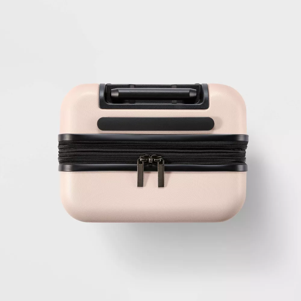 Hardside Carry On Suitcase Pink - Image 3