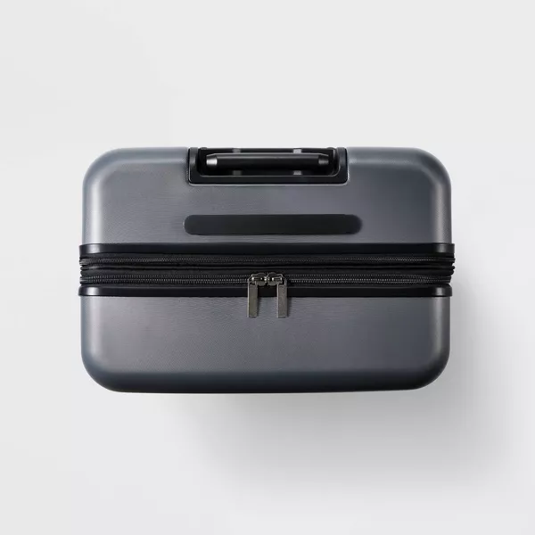Hardside Large Checked Spinner Suitcase - Image 3