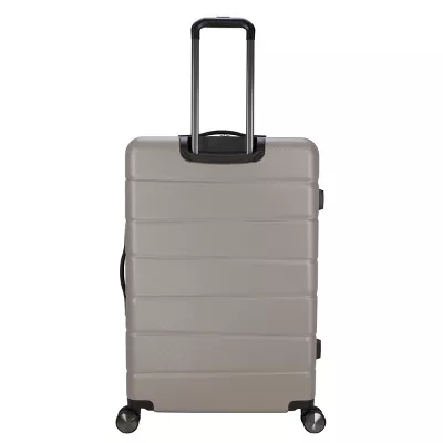 Hardside Large Checked Spinner Suitcase - Image 3
