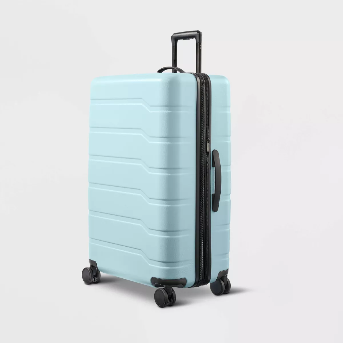 Hardside Large Checked Spinner Suitcase