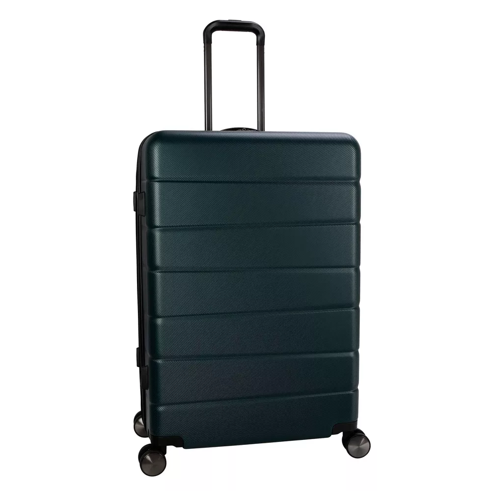Hardside Large Checked Spinner Suitcase - Image 2