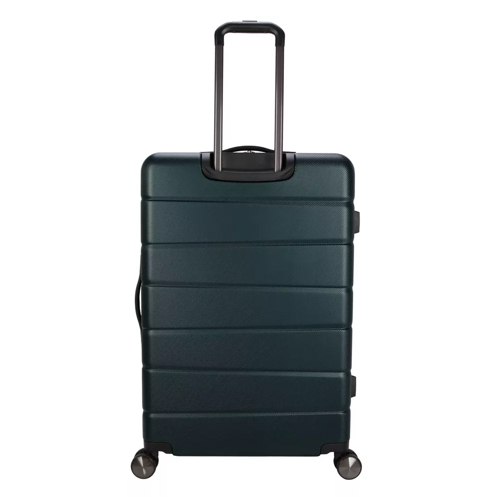 Hardside Large Checked Spinner Suitcase - Sea Moss - Image 3