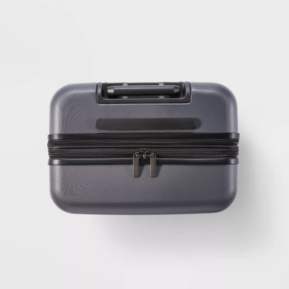 Hardside Medium Checked Suitcase - Image 3