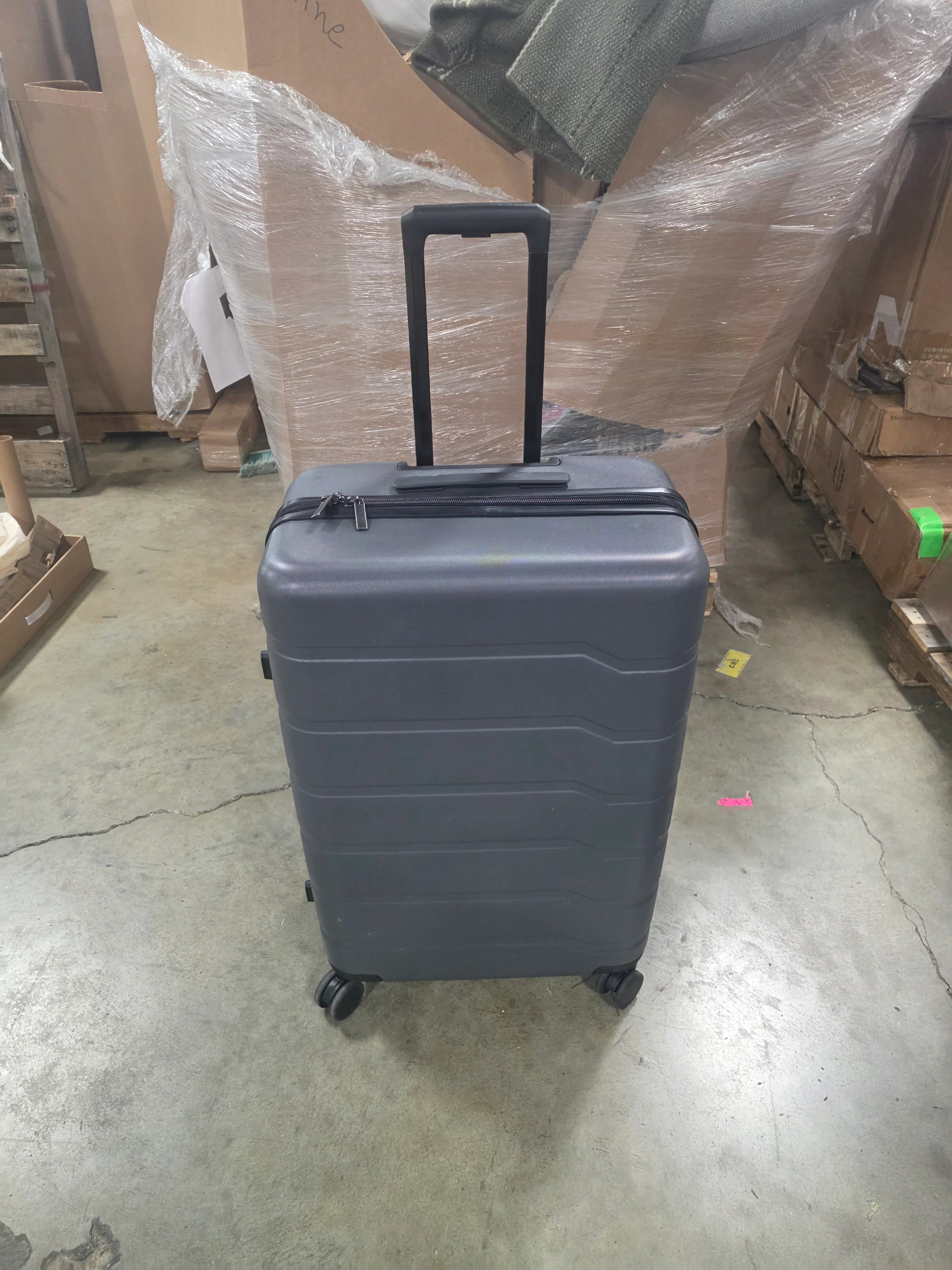 Hardside Medium Checked Suitcase - Image 7