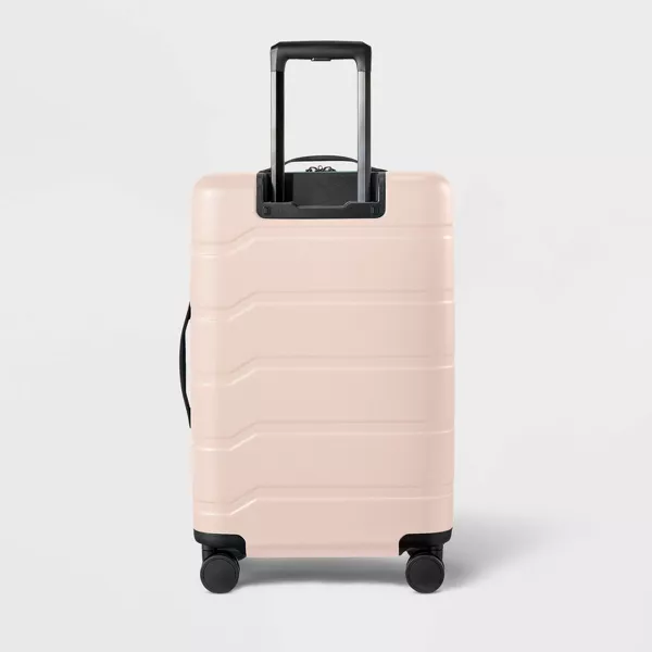 Hardside Medium Checked Suitcase - Image 5