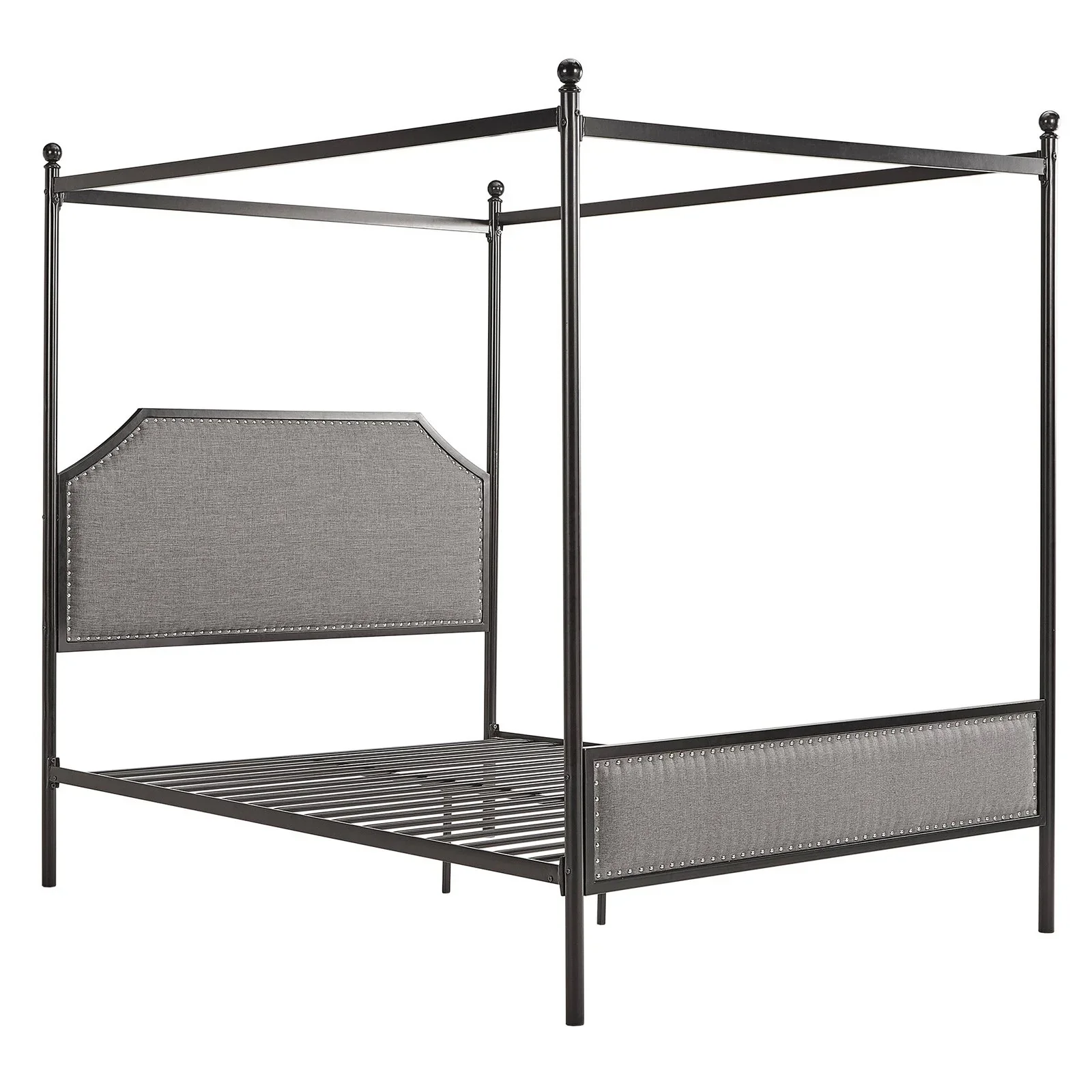 Hazleton Black Metal Queen BED CANOPY ONLY - Image 5