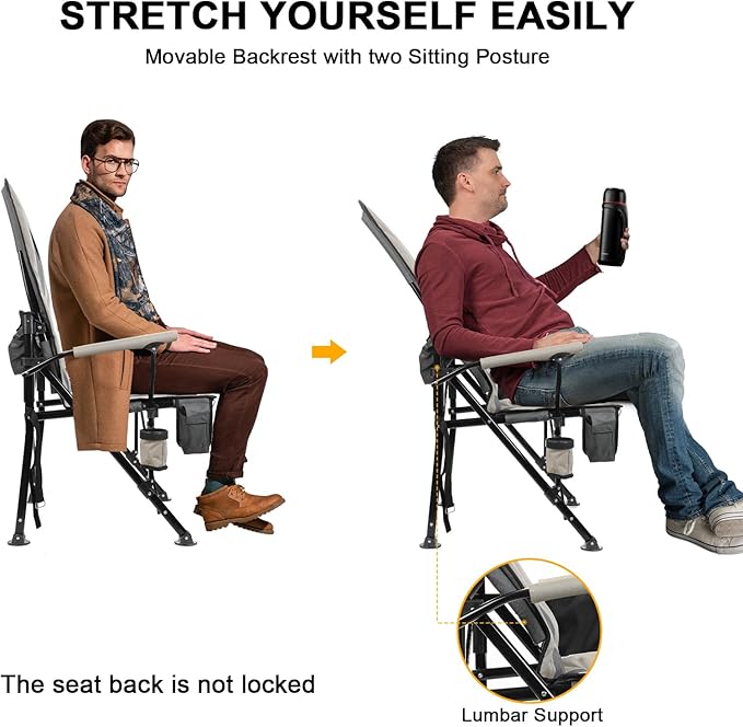 Heated Camping Chair - Fully Padded Outdoor - Image 3