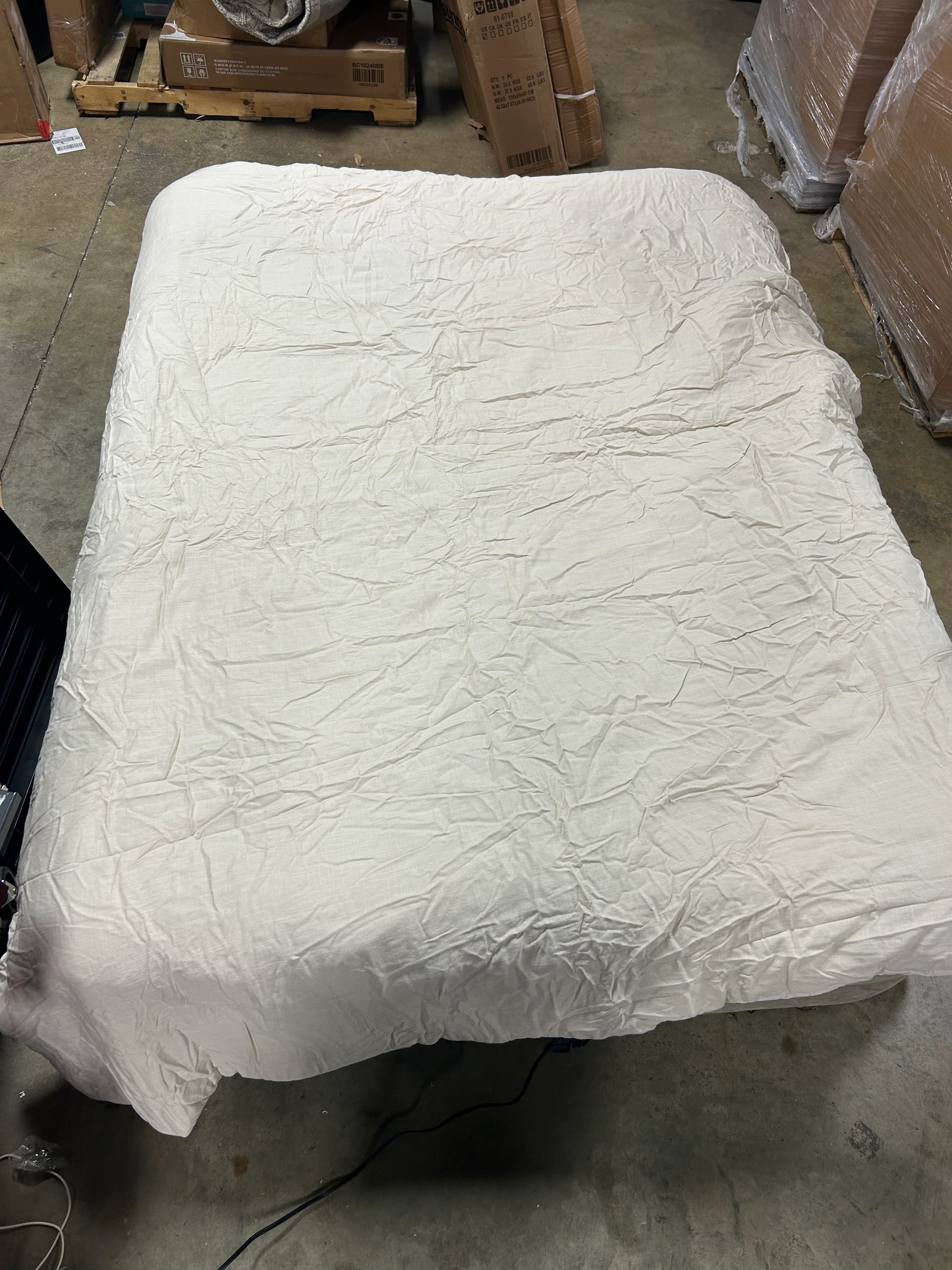 Heavyweight Linen Blend Comforter & Sham Set Full/Queen - Image 7