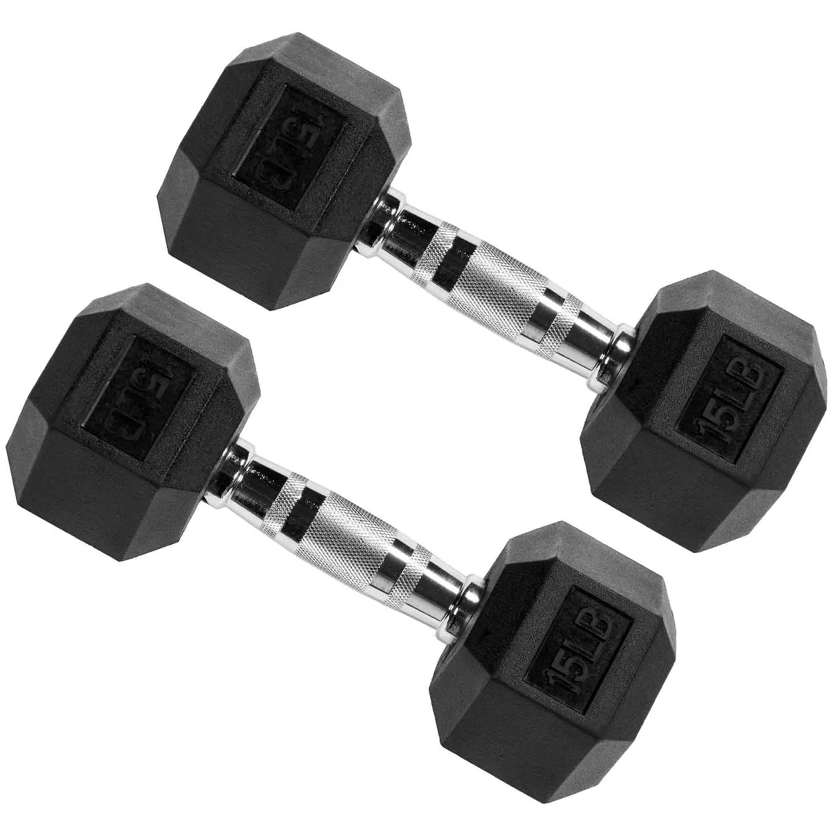 *Hex Dumbbells Non-Slip Free Weights Full Body Strength Training Home Gym Workout Equipment Set