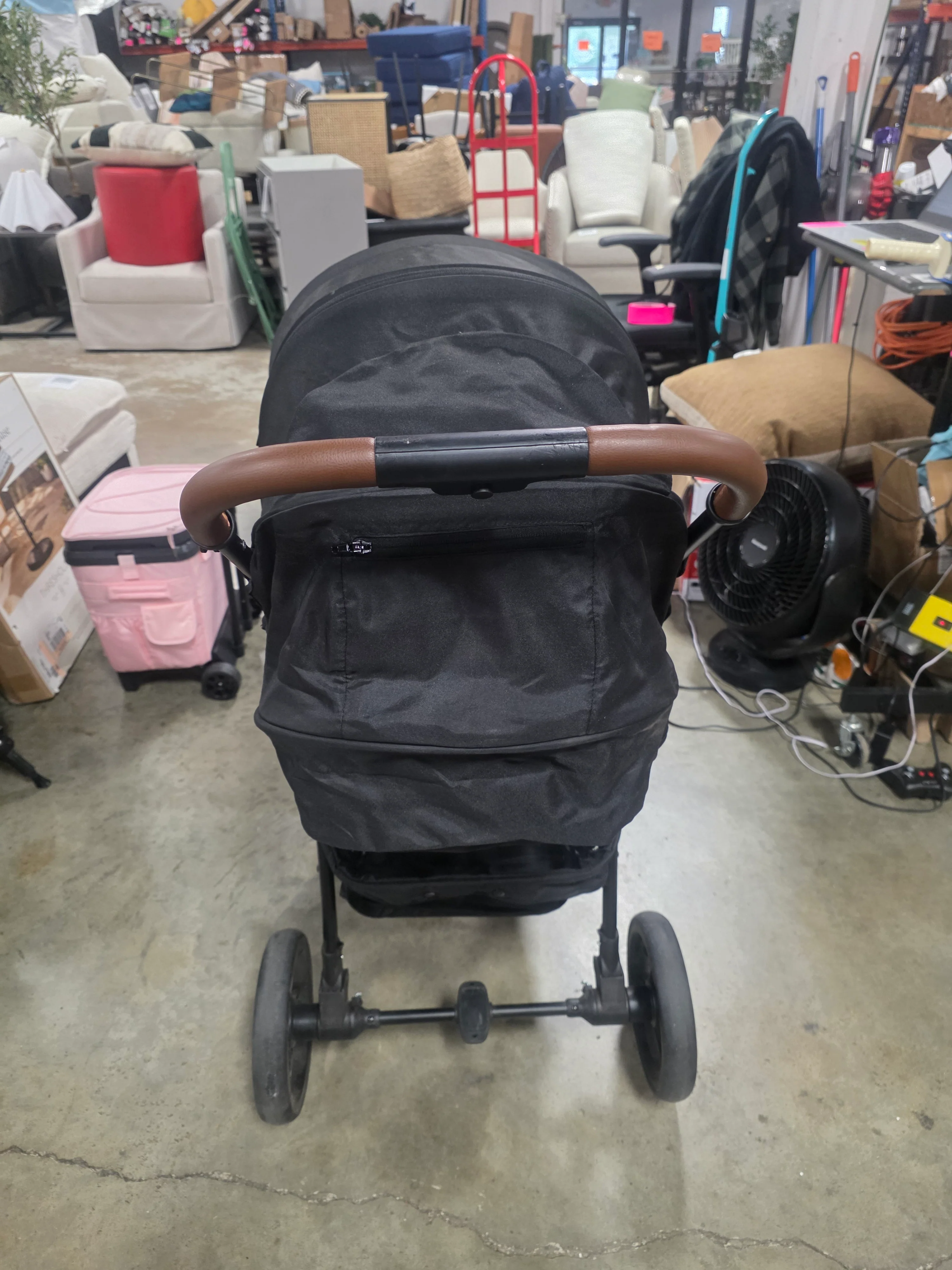 High Landscape Baby Stroller Pushchair w/ Expandable & Footmuff Canopy - Image 7