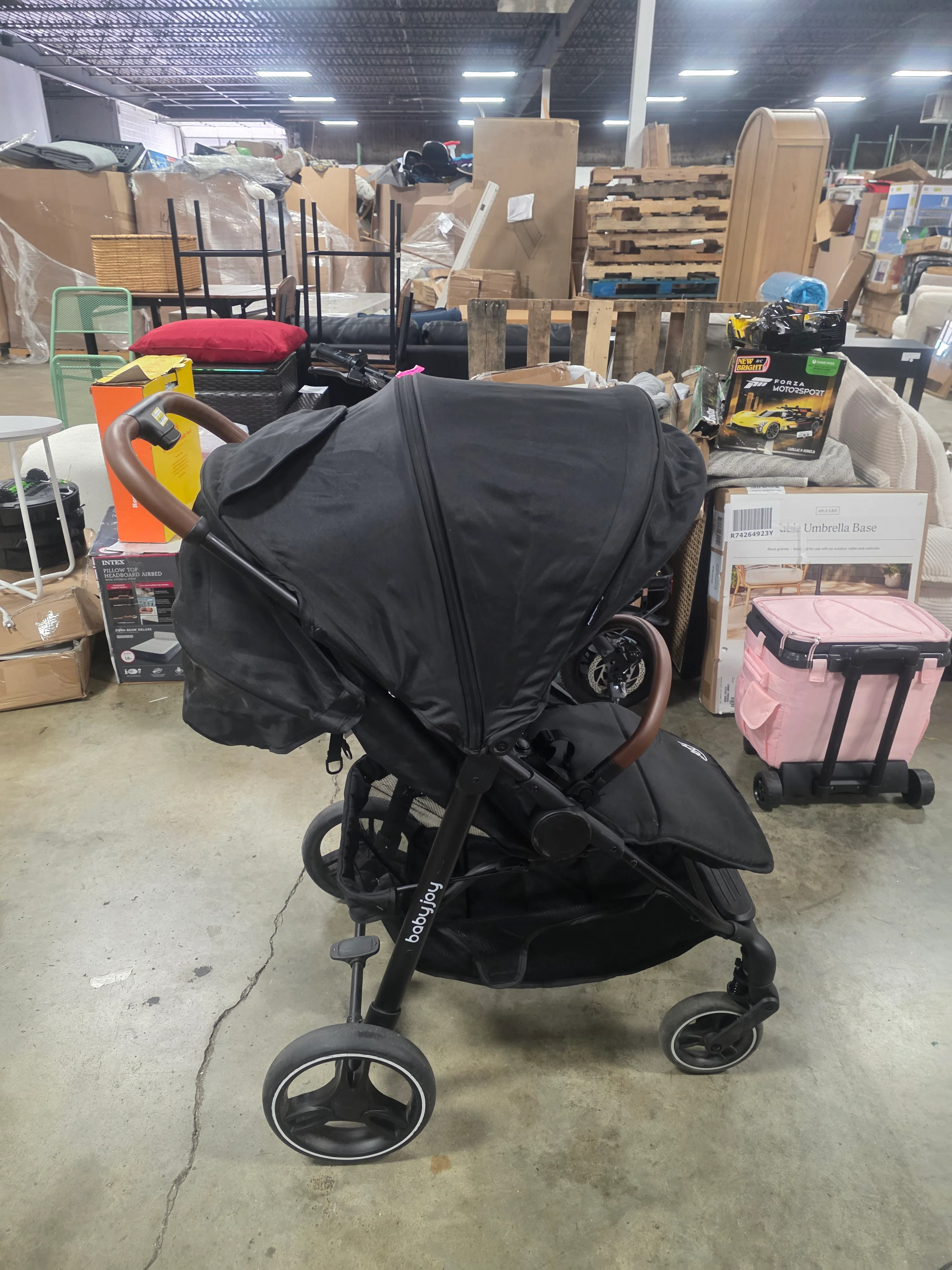 High Landscape Baby Stroller Pushchair w/ Expandable & Footmuff Canopy - Image 8