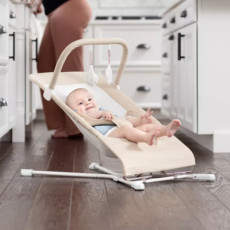 Highland Portable Bouncer - Organic Oat - Image 2