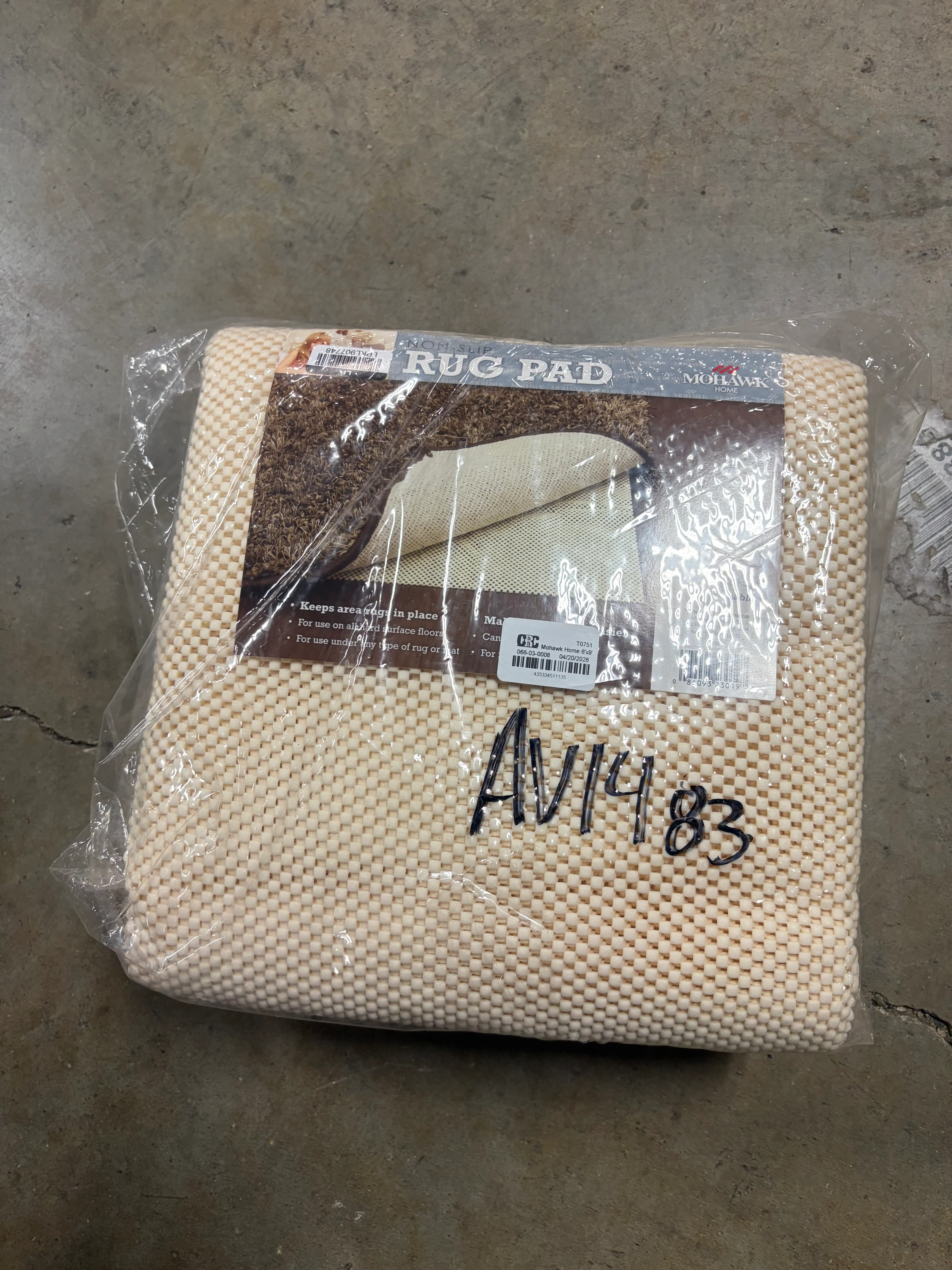 Home Comfort Grip Rug Pad Ivory 7.5x10 - Image 6