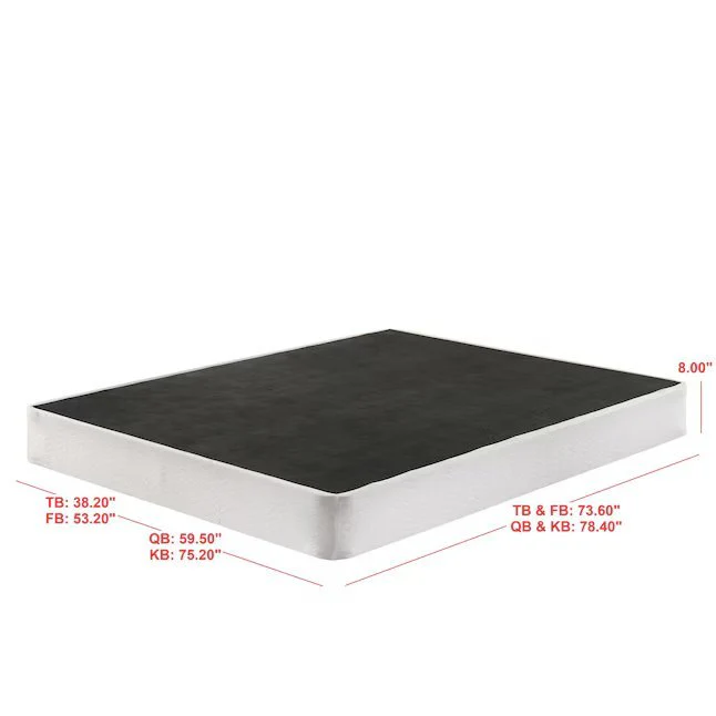 Home Design Standard profile Queen Box Spring - Image 3