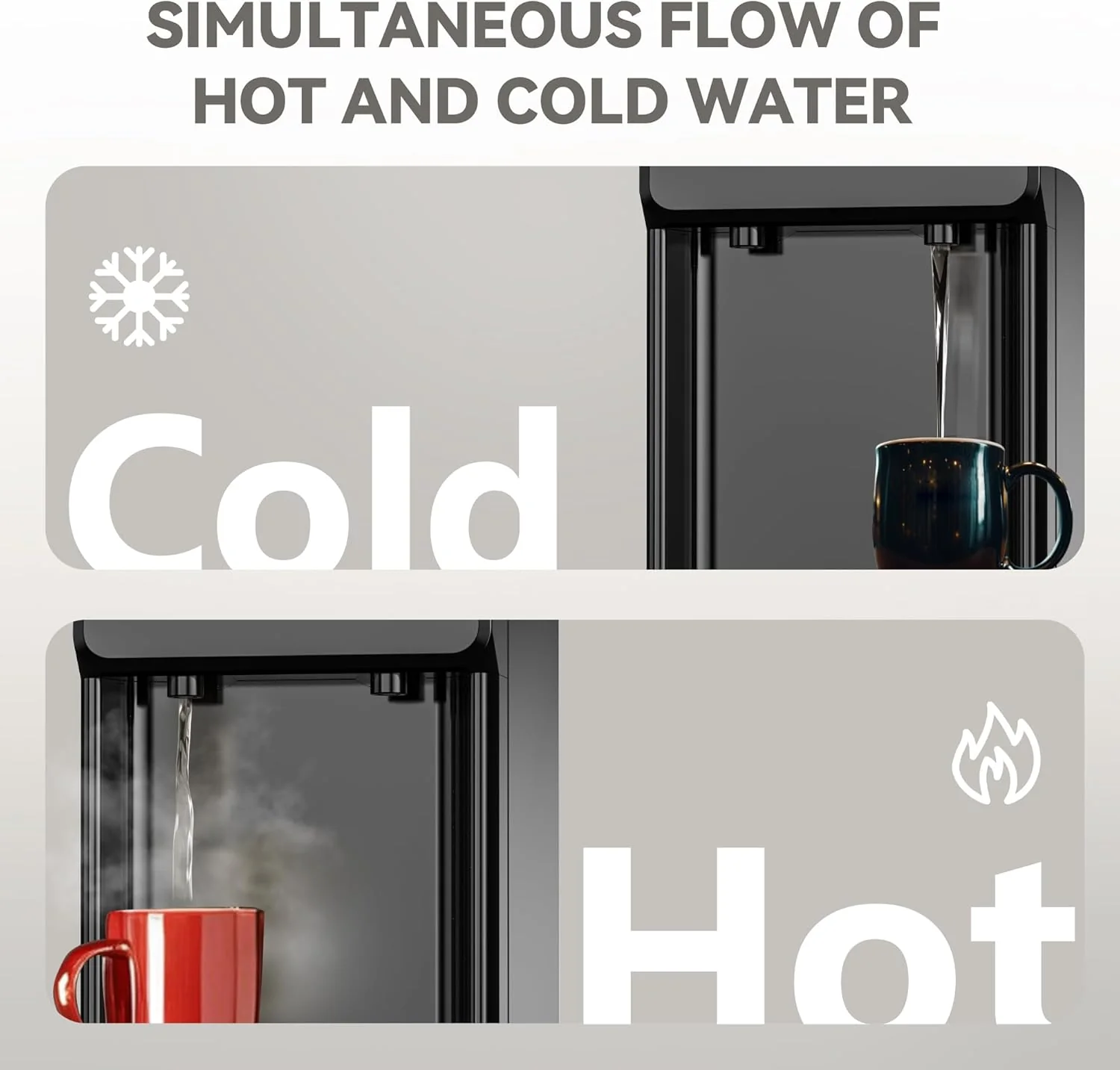Hot & Cold Water Dispenser, Top Loading Water Dispenser - Image 4