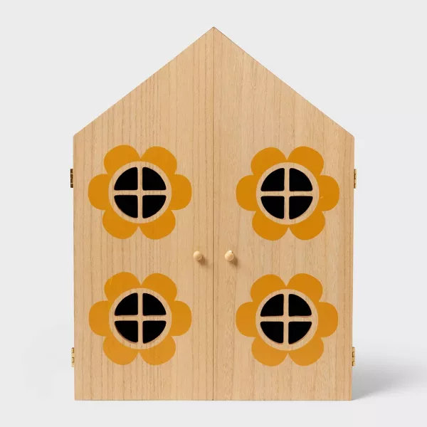 House with Doors Kids' Wall Shelf - Image 3
