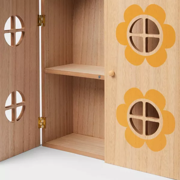 House with Doors Kids' Wall Shelf - Image 2