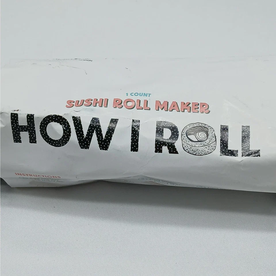 How I Roll Sushi Roll Maker Novelty Kitchen Gadget Tool Black, final cut - Image 4