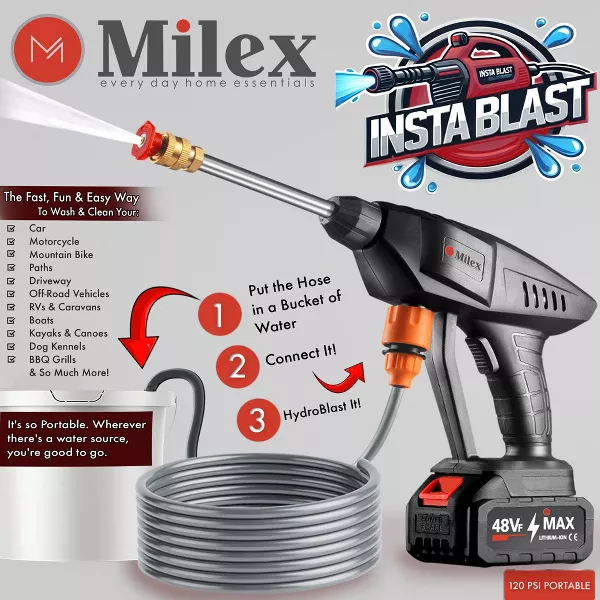 HydroBlast High Pressure Power Washer - Image 5