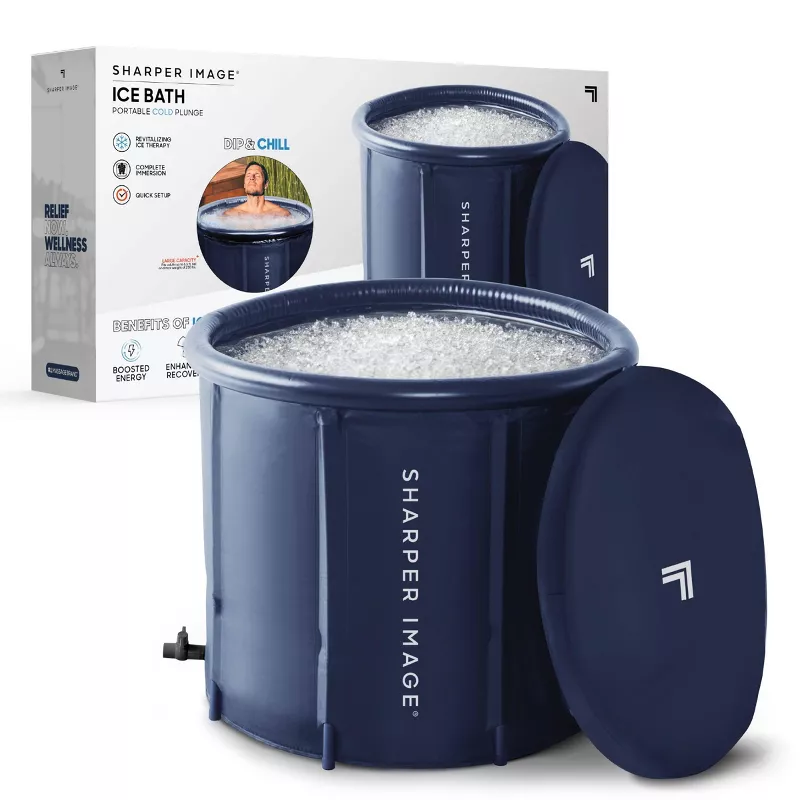 Ice Bath Portable Inflatable Pool - Navy