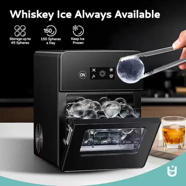 Ice Cube Maker Machine Countertop with External Wate - Image 2