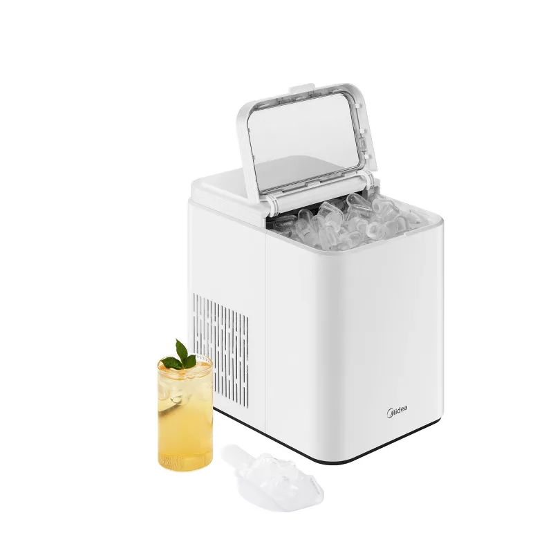 Ice Maker Countertop, Bullet Ice, 2 Ice Sizes, White - Image 3