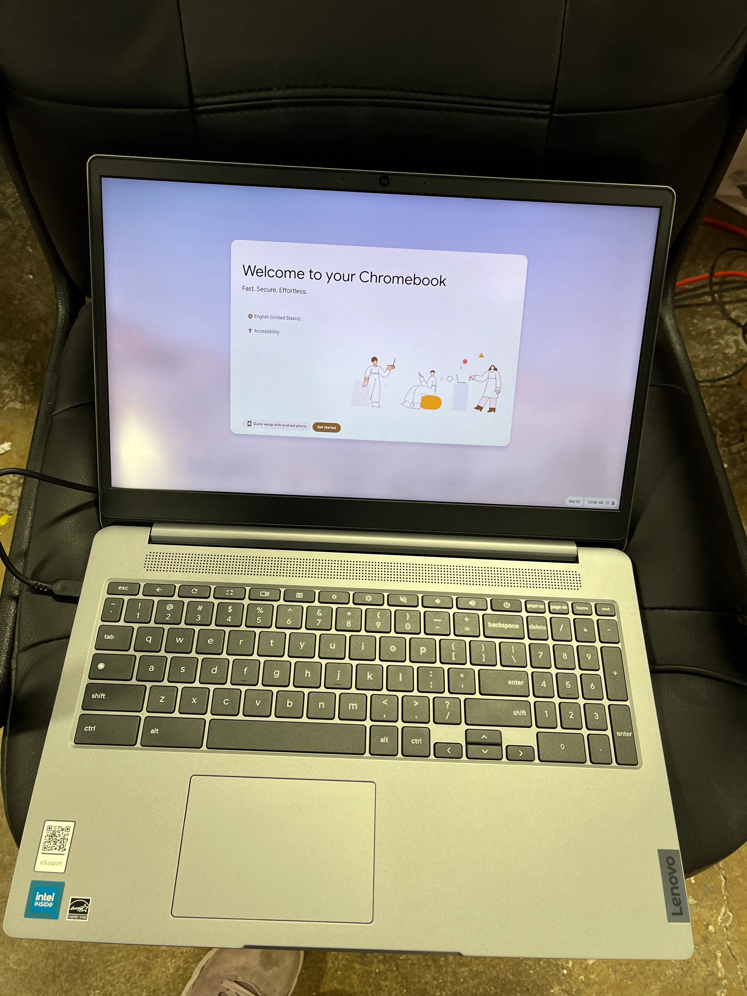 IdeaPad 3i Chromebook Full HD Laptop - Intel Celeron 2021 - Arctic Grey, - Image 11