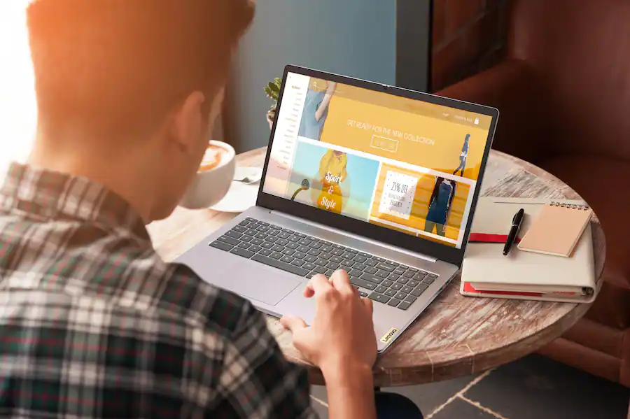IdeaPad 3i Chromebook Full HD Laptop - Intel Celeron 2021 - Arctic Grey, - Image 3