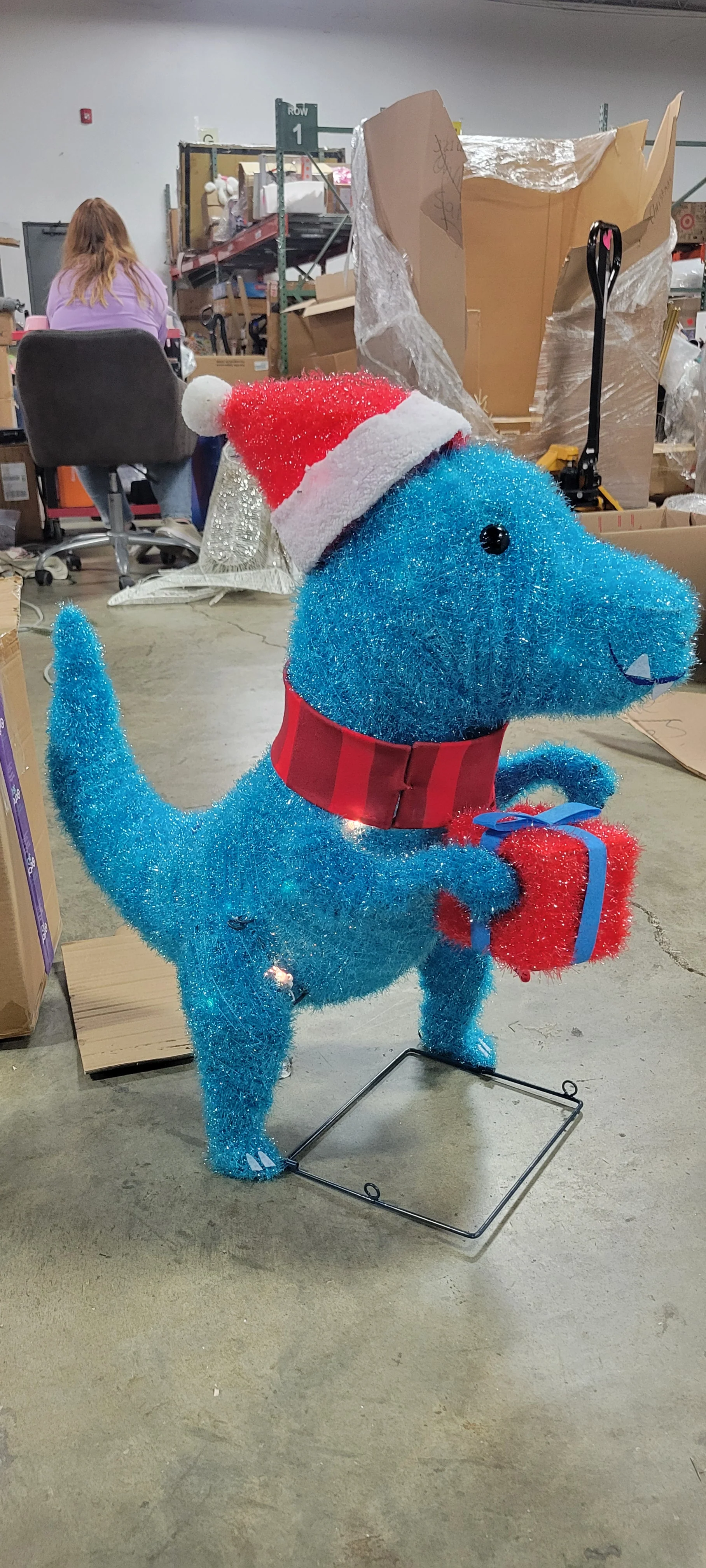 Incandescent Tinsel Tyrannosaurus Rex-SHOWROOM ITEM - Image 3