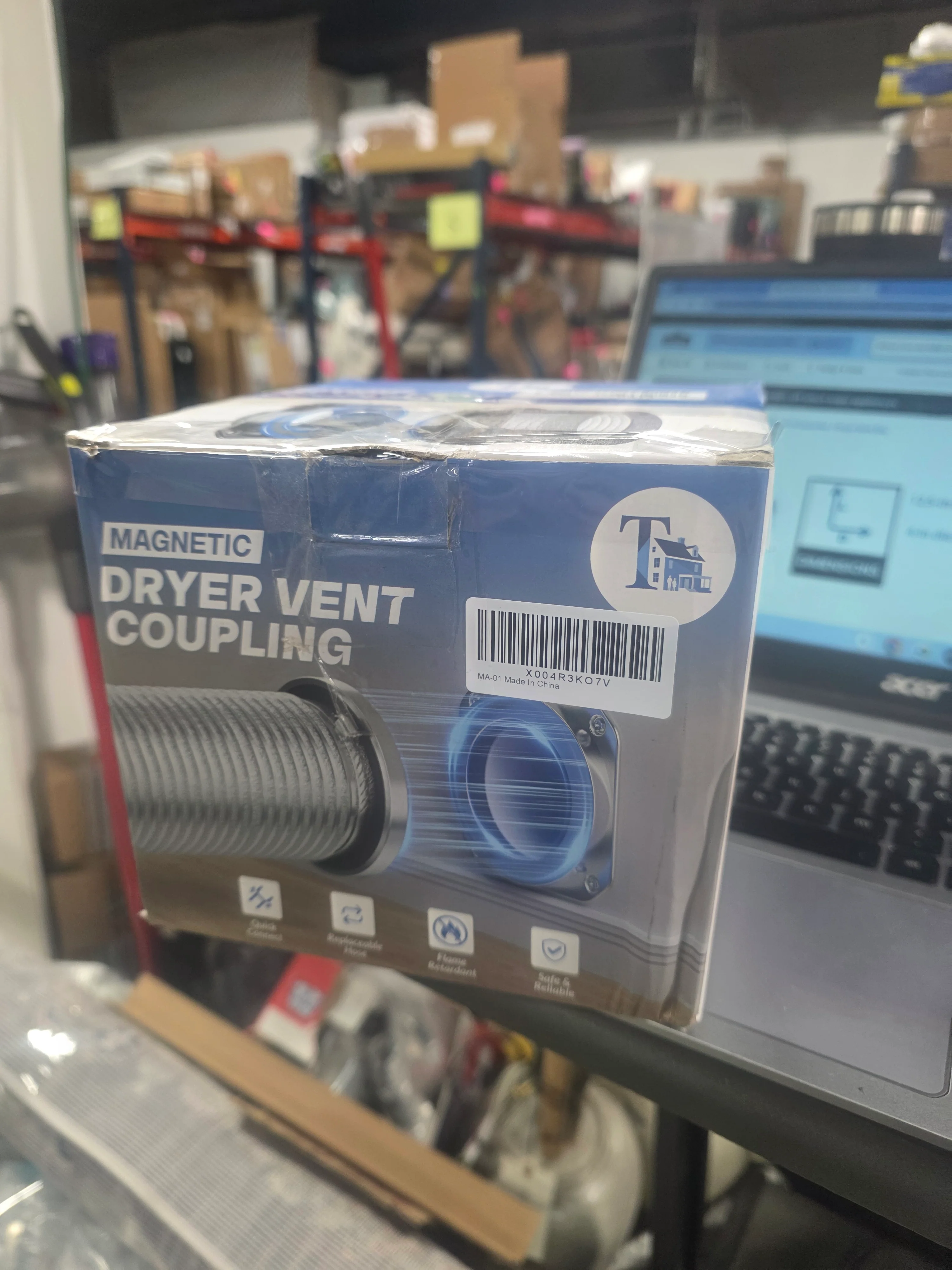 Indoor Hook-Up Dryer Vent Kit, - Image 4