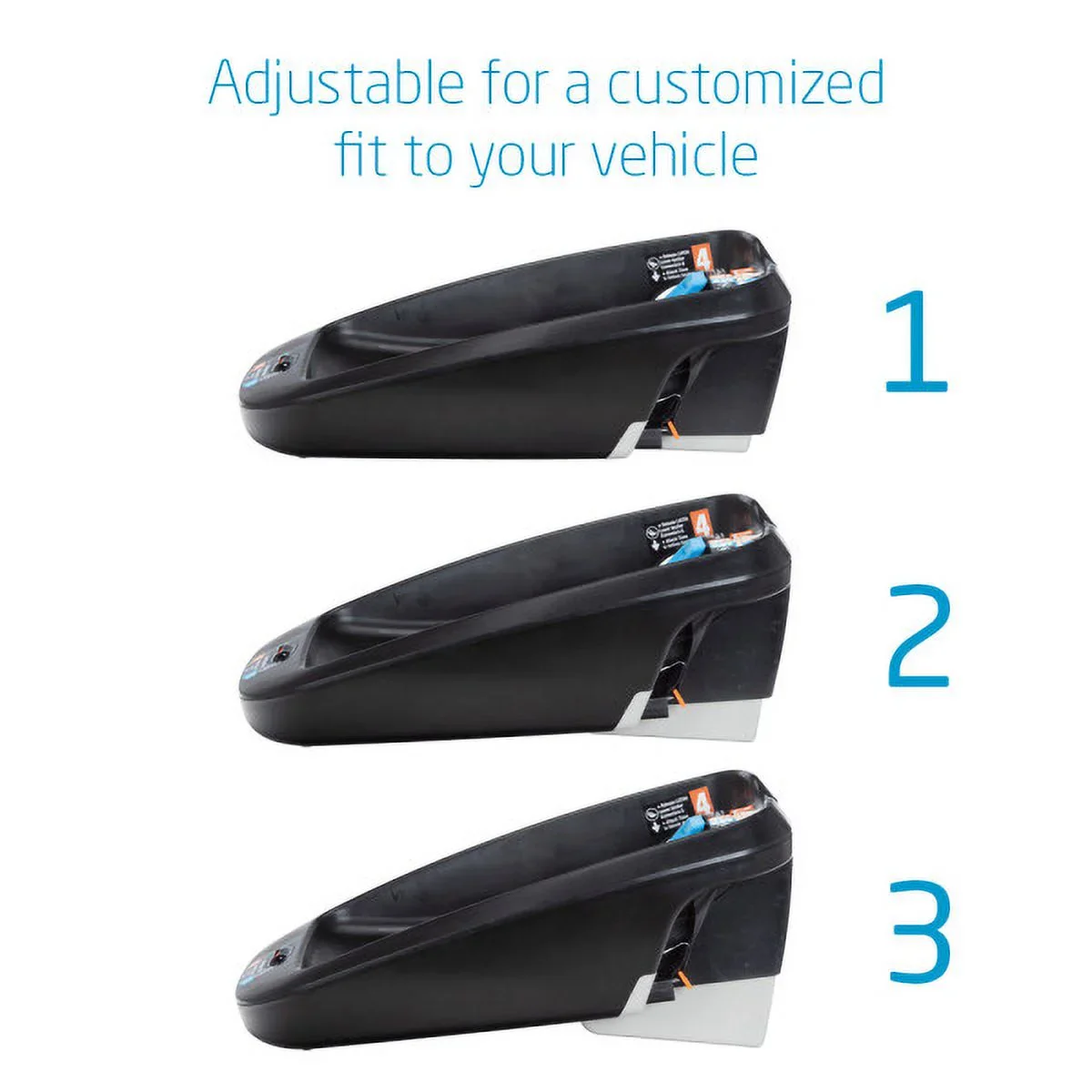 Infant Car Seat Base, Black - Image 3
