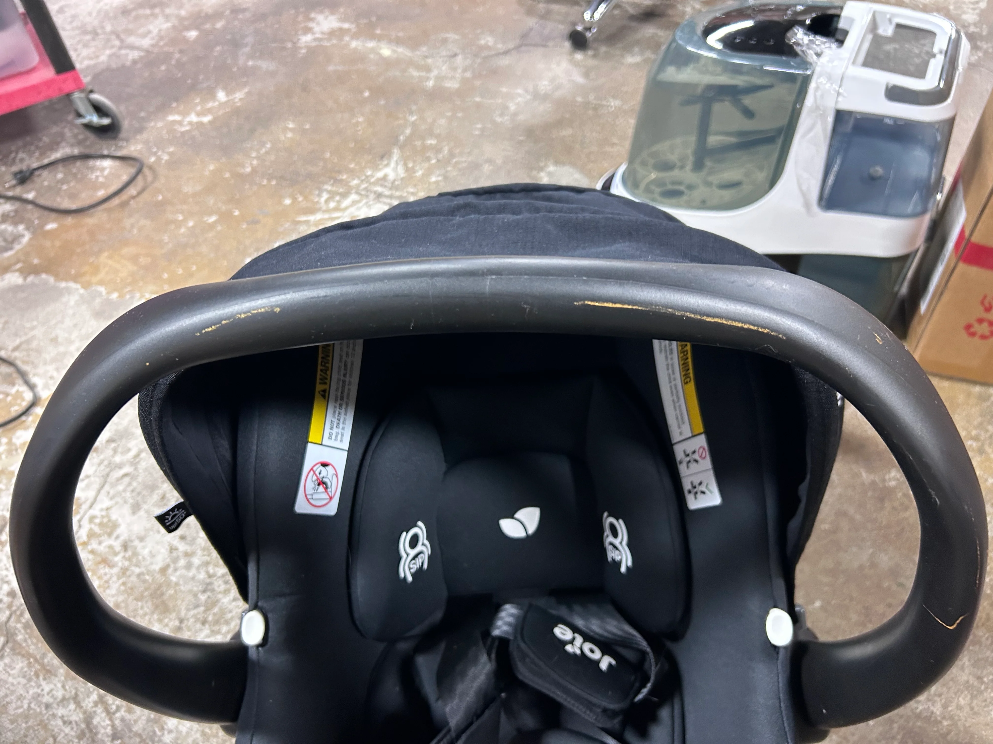 Rue Infant Car Seat with Base - Shale Dark - Image 8