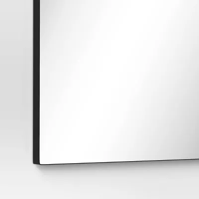 Infinity Mantle Wall Mirror Black - Rust-Resistant, Rounded Top, Wall Mount - Image 4