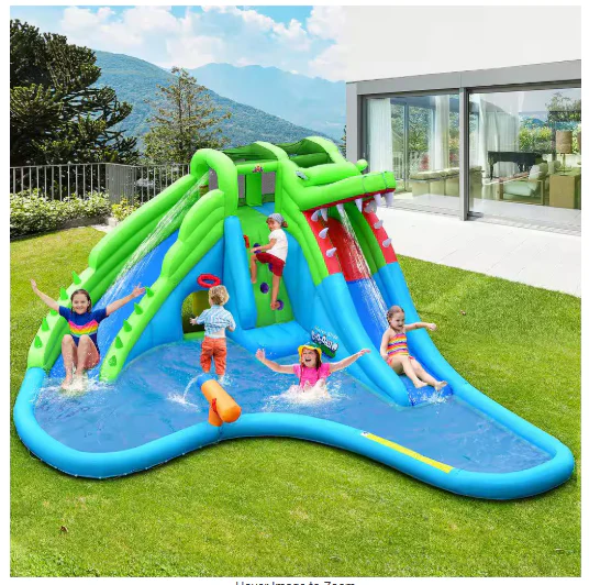 Inflatable Style Water Slide Upgraded Kids Bounce Castle - Image 3