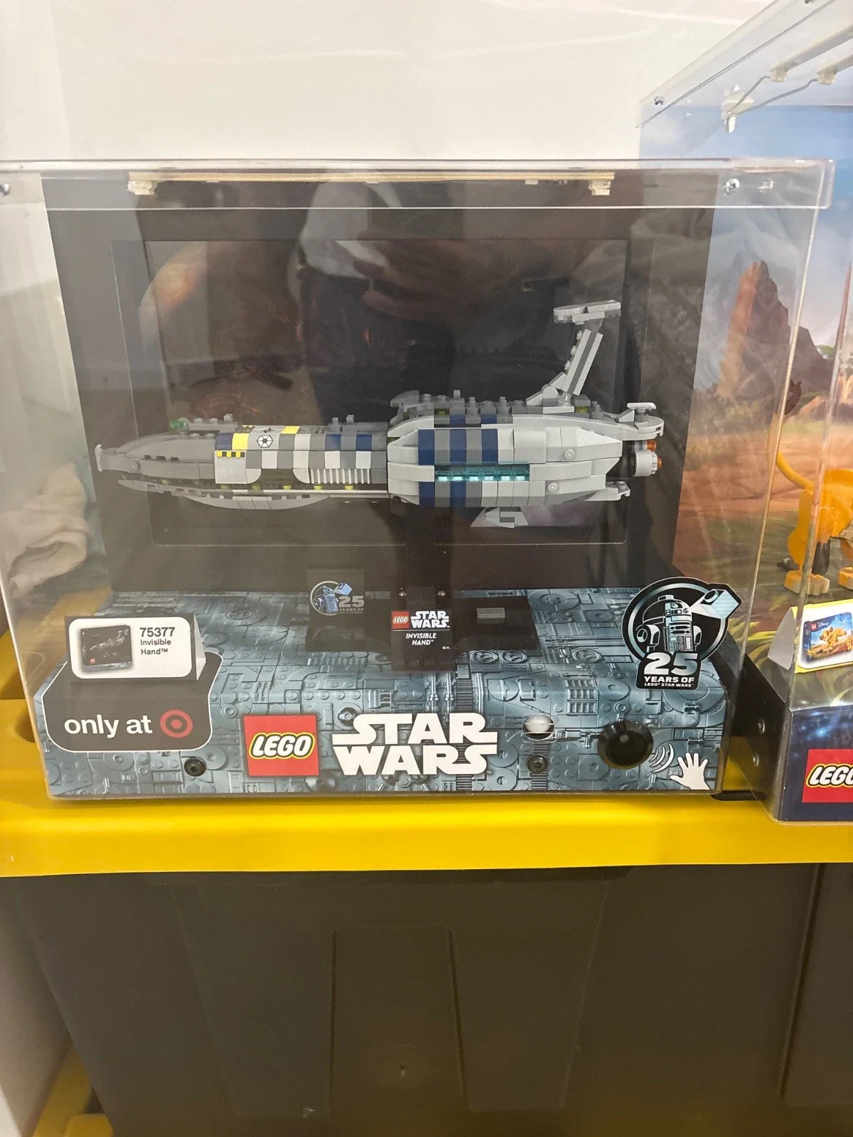 Invisible Hand Lego Display