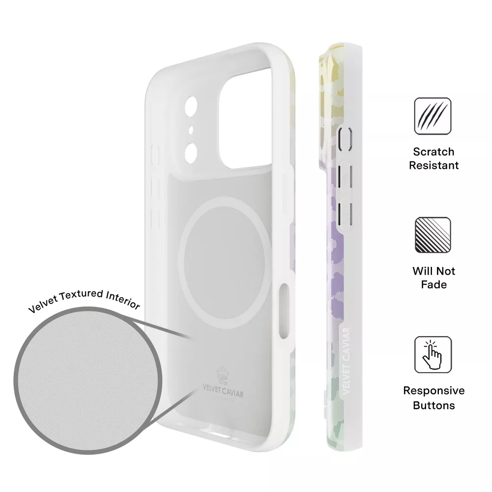 MagSafe Phone Case - White Opal Leopard - Image 2