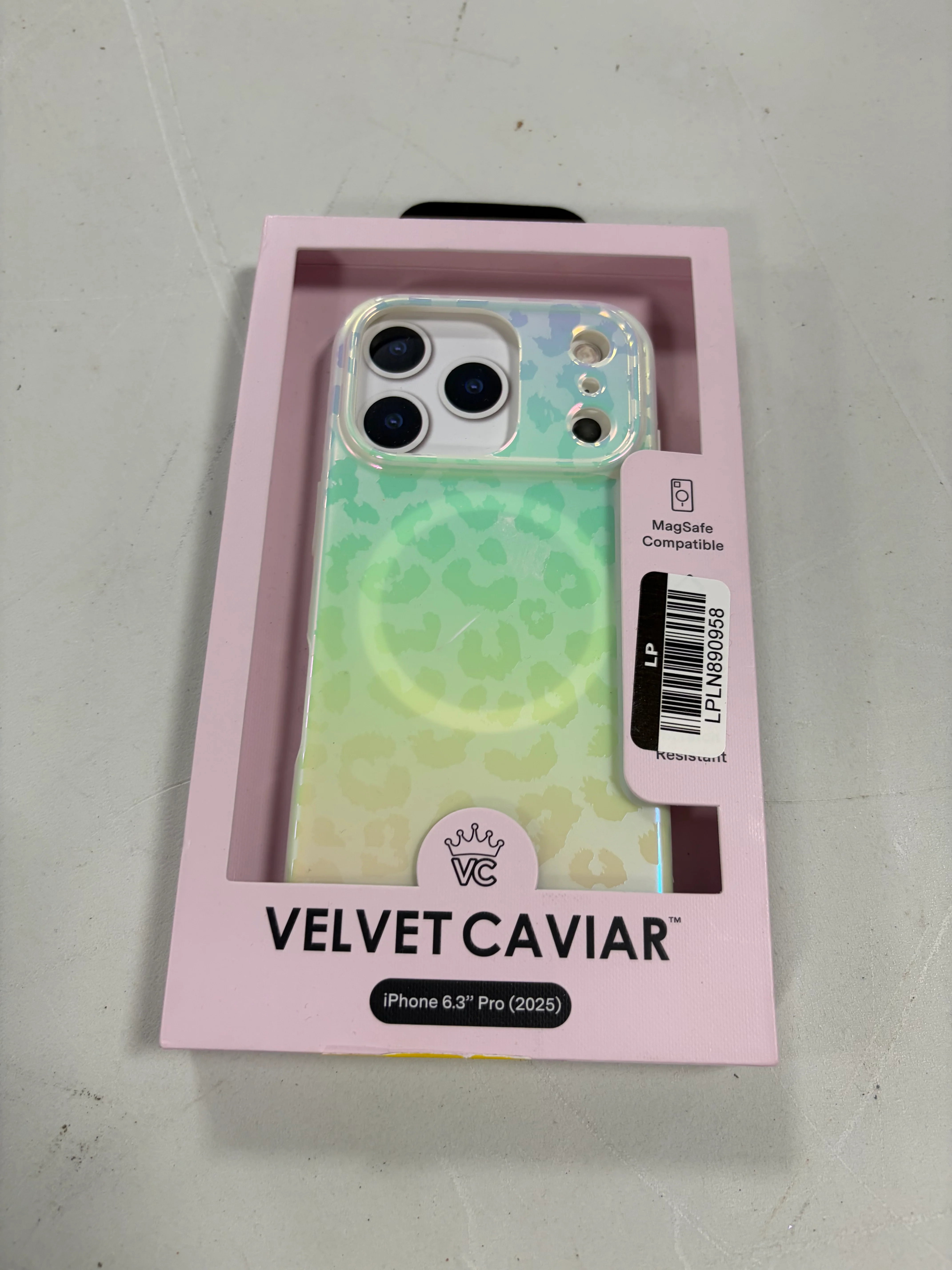 MagSafe Phone Case - White Opal Leopard - Image 6