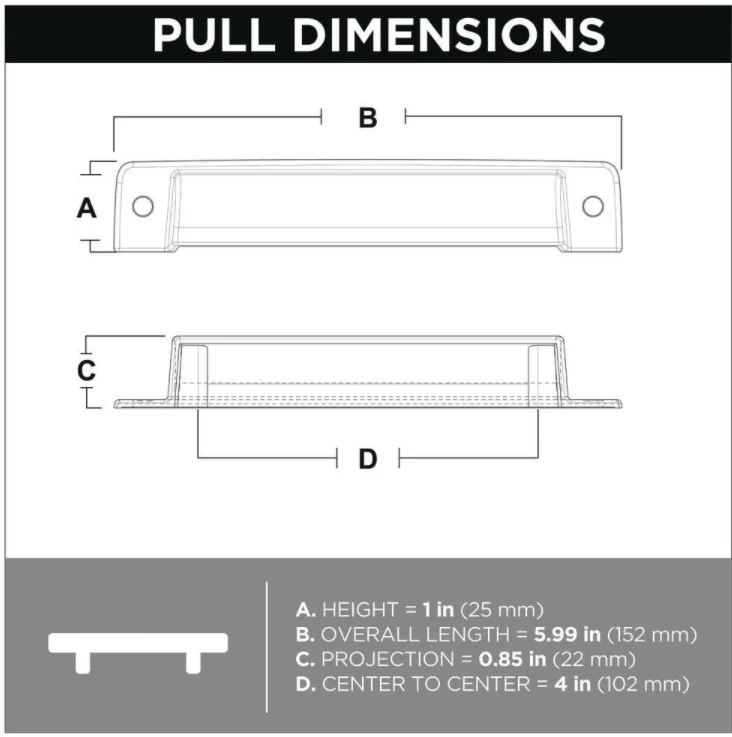Iron Craft 4 in. (102 mm) Matte Black Cup Drawer Pull (SET OF 14) - Image 3