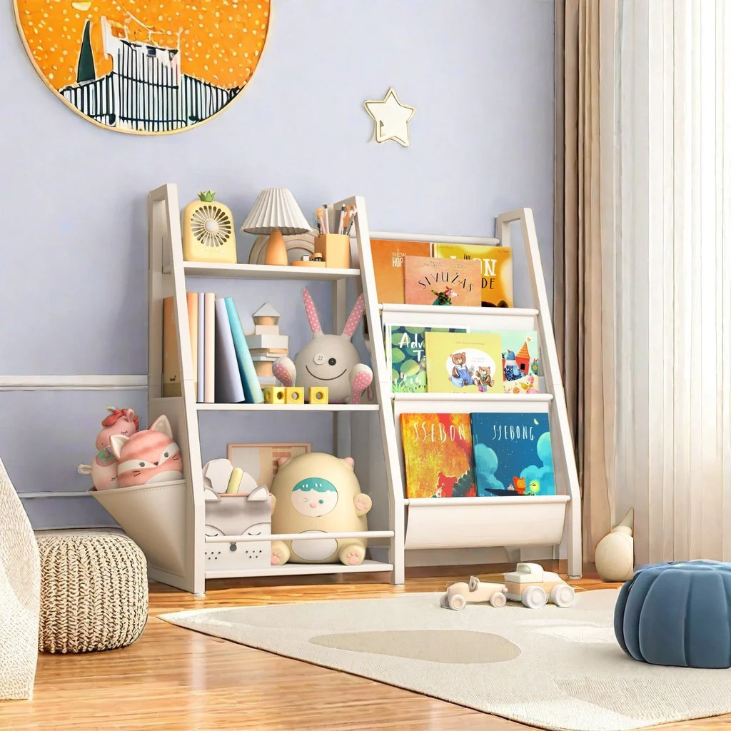 Isabelle Max Bookshelf And Toy Storage Organizer 3 Showroom Item