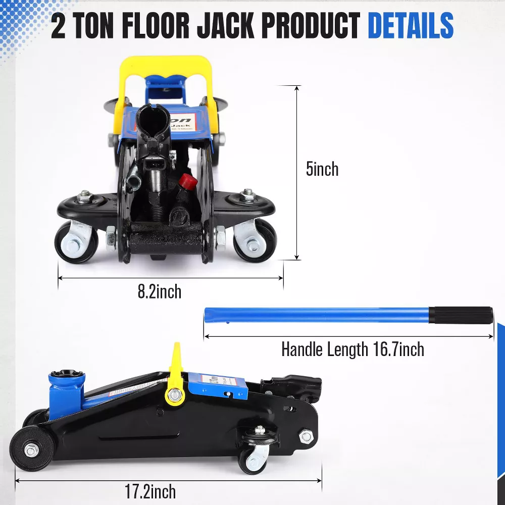 Hydraulic Jack 2 Ton with Oxford Bag, Heavy Duty Car Repair - Image 6
