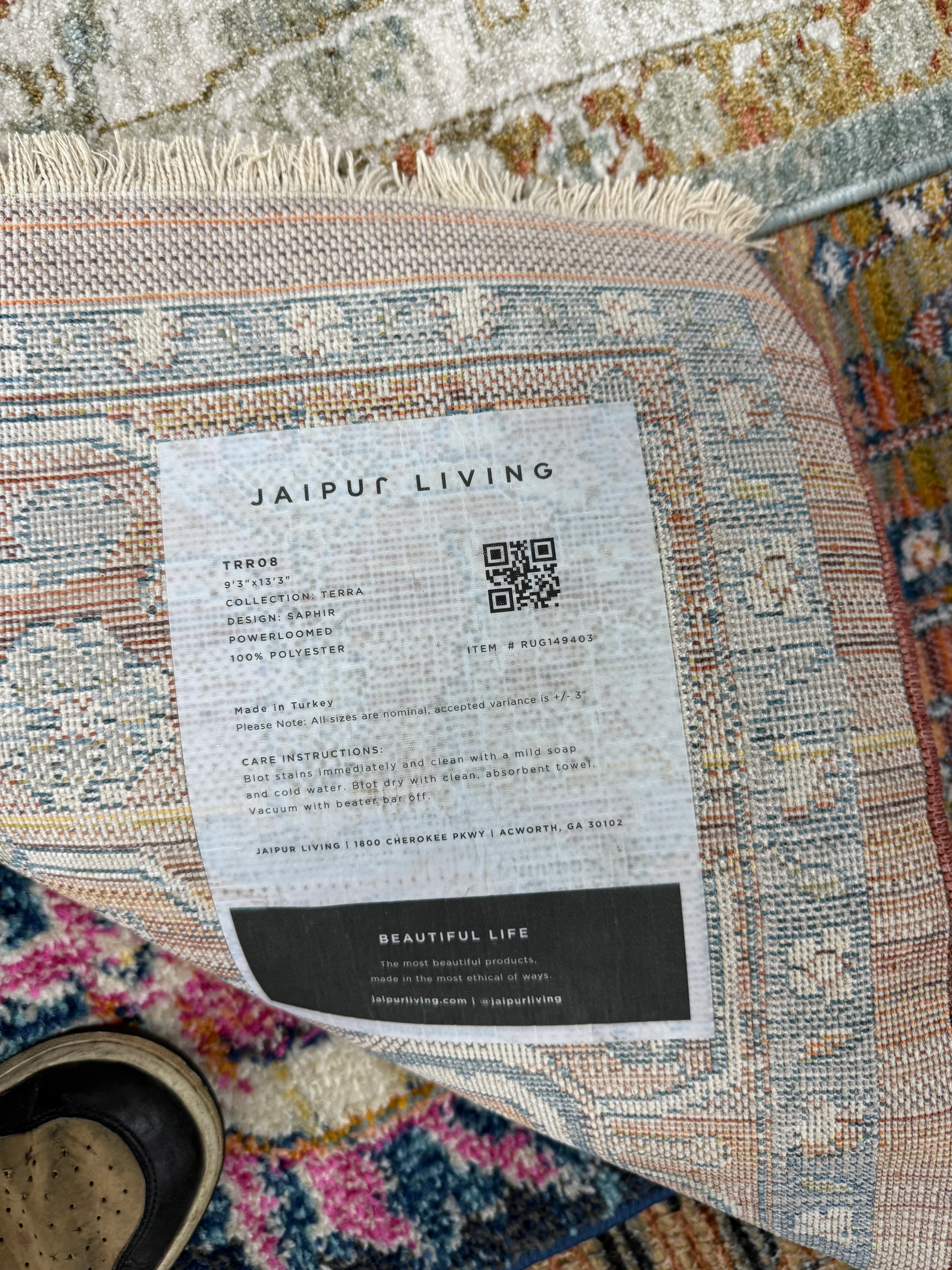Jaipur Living Terra Power Loomed Rug 9'3"X13'3" SHOWROOM ITEM - Image 7