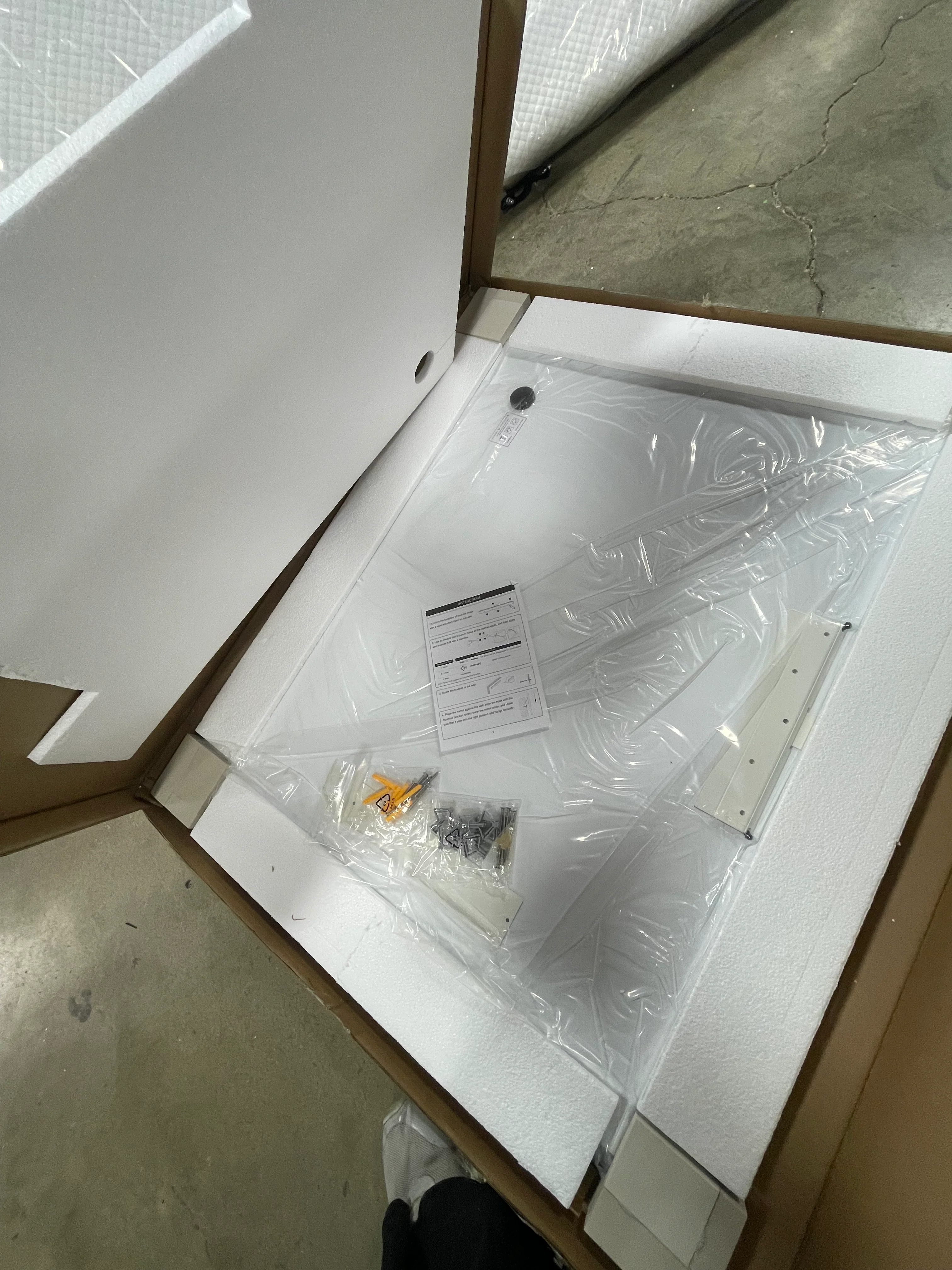 Janica Rectangle Beveled Frameless Bathroom Vanity Mirror - Image 7