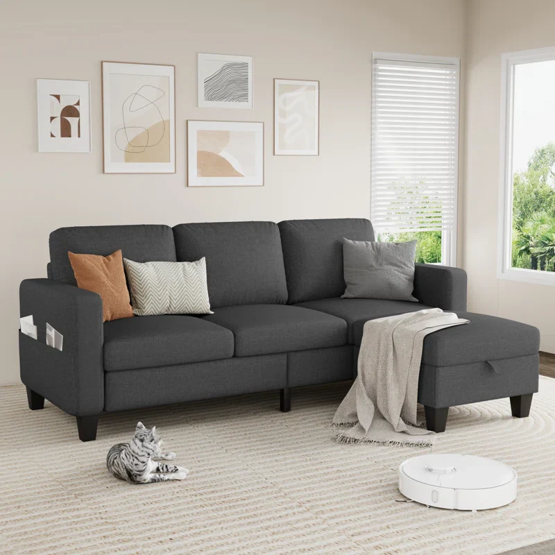 Jaydie Upholstered Sofa Couch - Image 4