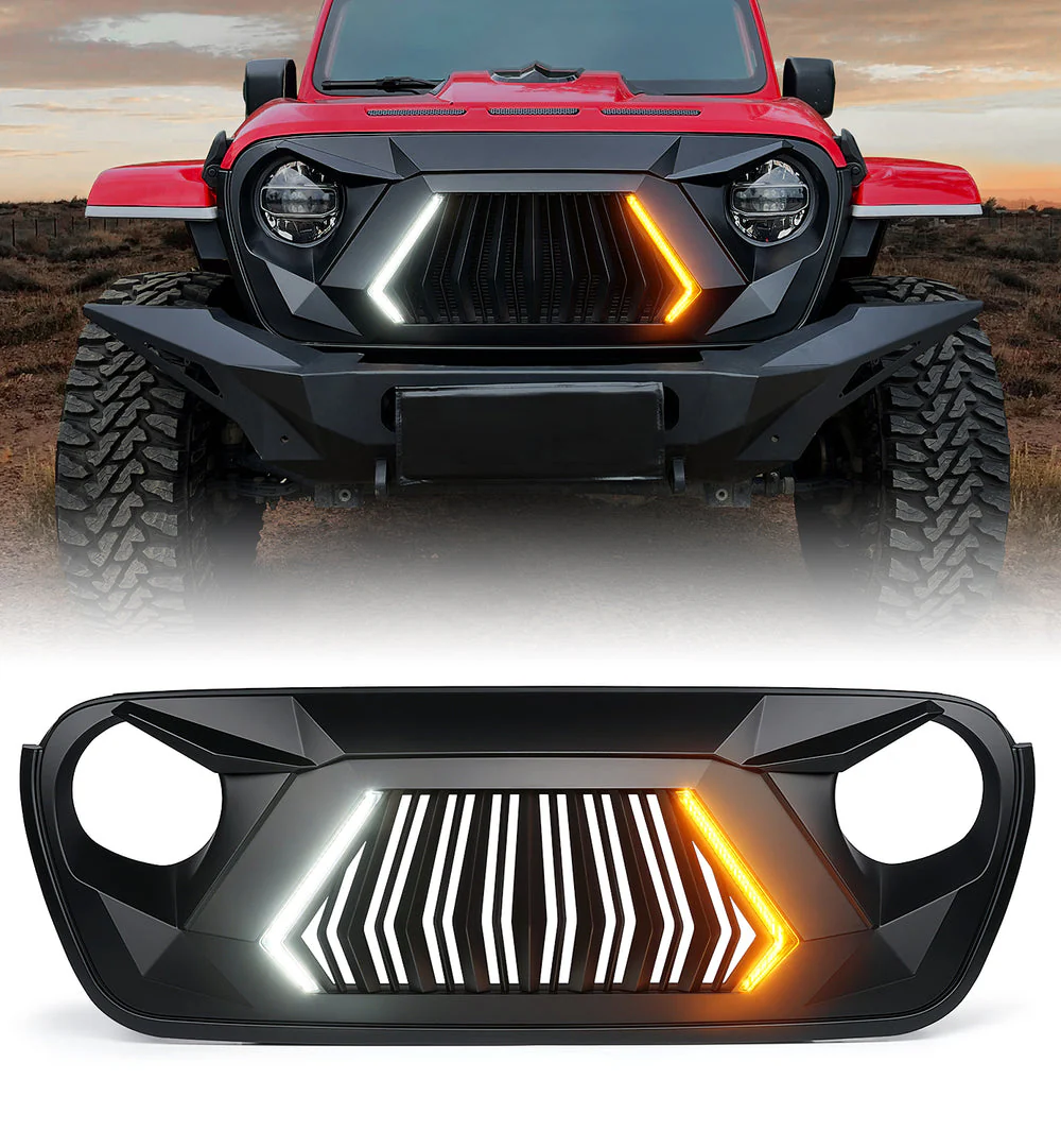 Jeep Front Grille with Turn Signal - Image 5