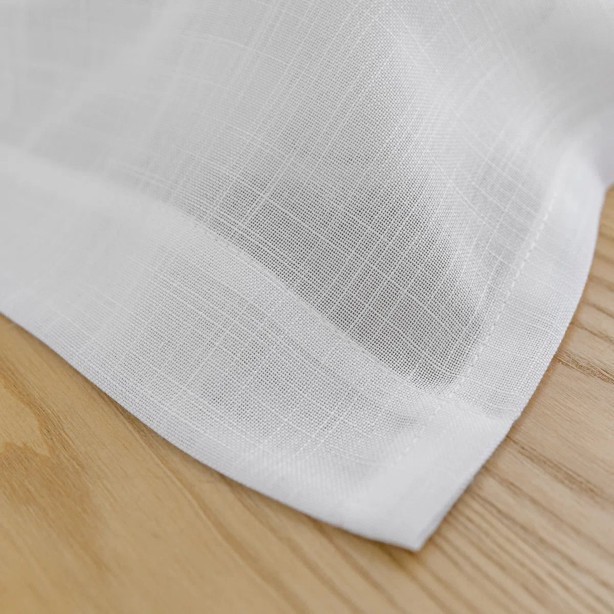 Jep Linen Blended Semi Sheer Rod Pocket Curtain Pair (Set of 2) - Image 2