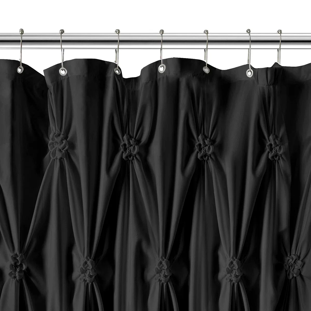 Jermesha Shower Curtain with Hooks Included - Image 4