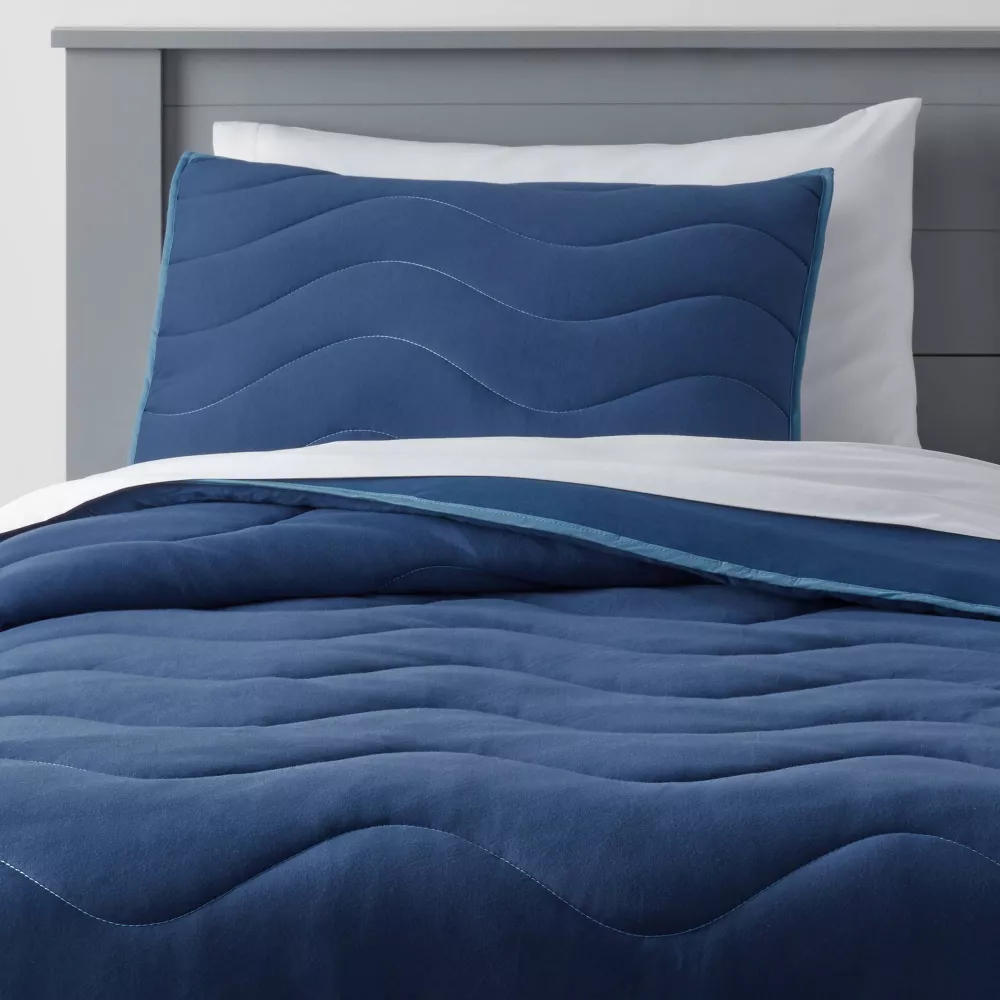 Jersey Wave Kids' Comforter Set Full/Queen